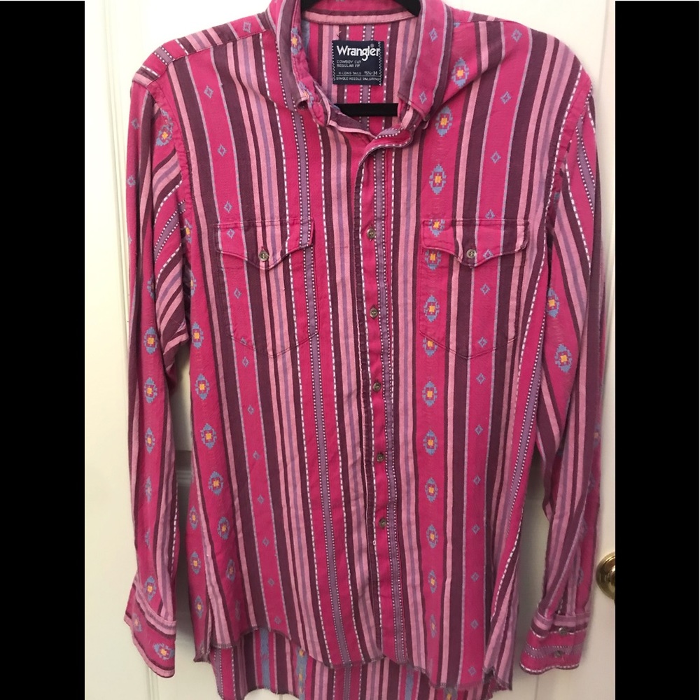 Vintage Wrangler Western Single Stitch Shirt 💜